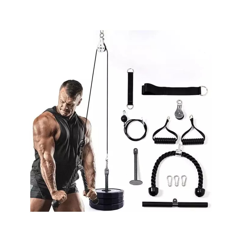 Triceps 트라이셉스 전용 트라이셉 푸시 삼두운동 다운 프레스 핸들 그립
