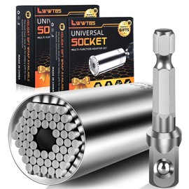 Super Universal Socket Tools Gifts for Men Dad Husband, Universal Socket Power Drill Adapter Cool Gadgets for Men Birthday gifts for Women Men (2)