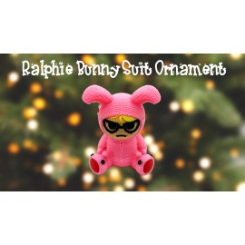 Unbranded A Christmas Story Knit Ralphie Bunny Suit Christmas Ornament 3D Printed