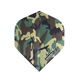 Datadart CMF 17 green camouflage standard shape dart flights 5 sets
