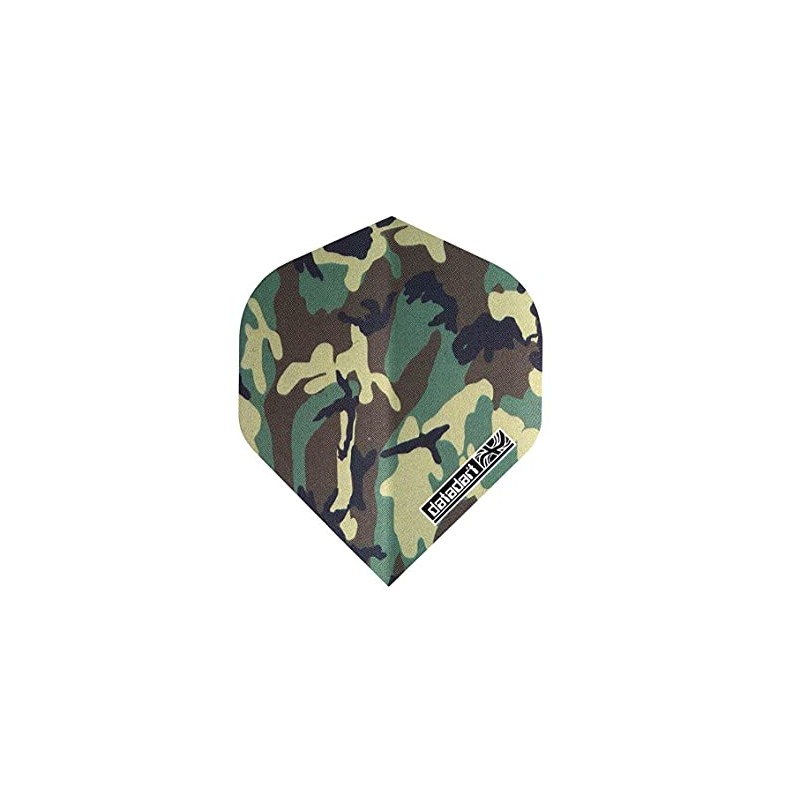 Datadart CMF 17 green camouflage standard shape dart flights 5