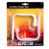 2 x White Jumbo Ladder Hooks / Large Garage Shed