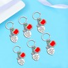 Nimteve 6 PCS Appreciation Teacher Gifts Keyrings Teacher Gifts for