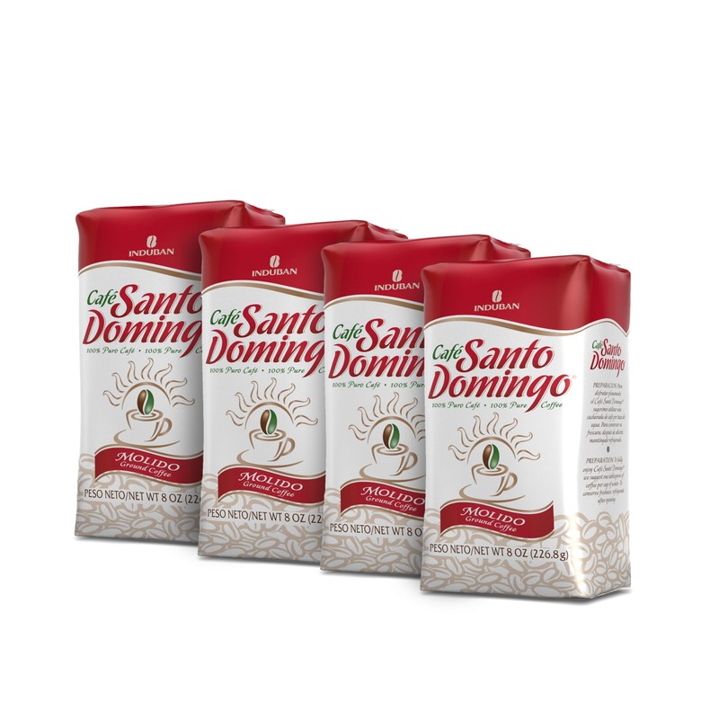 Café Santo Domingo, 8 oz Bag, Ground Coffee, Medium Roast