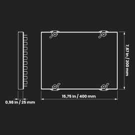 Repa Market 16 x 8 Inch Galvanized Steel Access Panel – Insulated HVAC Duct Vent Cover with Hinged Door, 4 Clasp Locks, Rubber Gasket – Airtight Access Door for Cleaning, Inspection, Ventilation