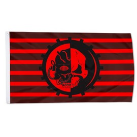 Cayyon Adeptus Mechanicus Flag Banner Outdoor Indoor Decoration Flag 3x5Feet Double Stitched Polyester with Brass Grommets