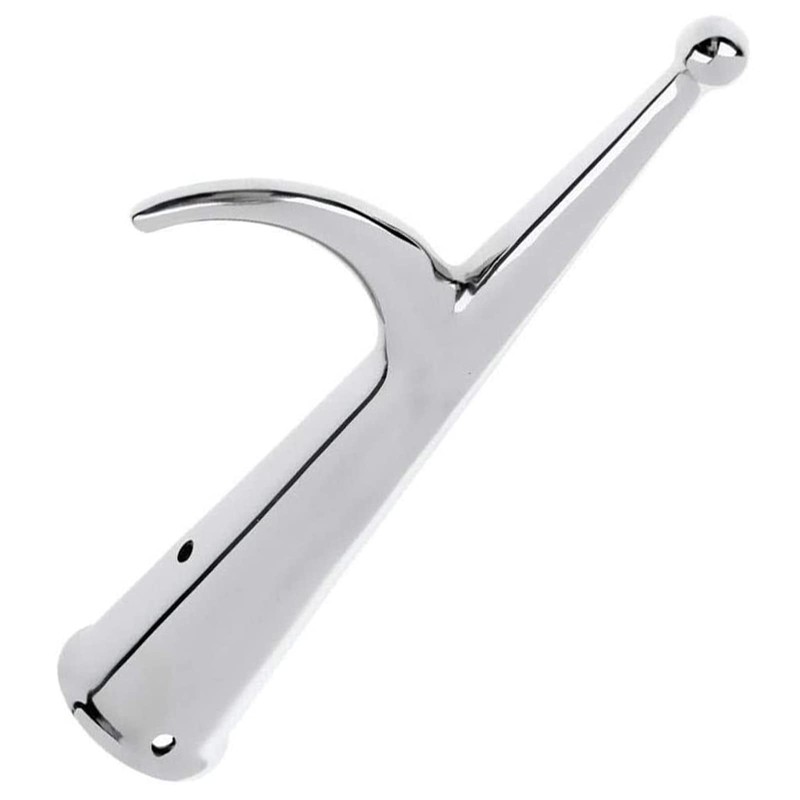 ISURE MARINE Stainless Steel Boat Hook Floating Hook for Extension