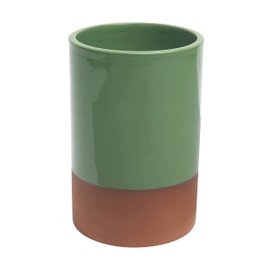 Dexam Sintra Glazed Terracotta Wine Cooler - Green