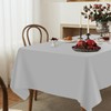 YSYJ 3 Pack Silver Plastic Tablecloth Disposable Rectangular Table Cloth