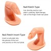 10 piezas de mano de práctica para uñas acrílicas, práctica