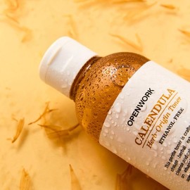 Calendula Toner Petal Extract Ampoule Mildly Acid Acne Pore Moisture Moisturizing Soothing 250ml / 카렌듈라토너 꽃잎 추출물 앰플 약산성 여드름 모공 수분 보습 진정 250ml