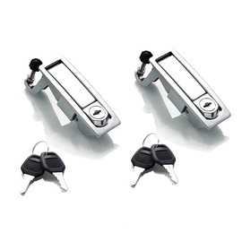 STHang-D 2PCS Compression Latch Lock Trigger Latch Lock, Zinc Alloy Adjustable Lever Hand Operated Compression Latch with Raised Trigger, Flush Lever Latch