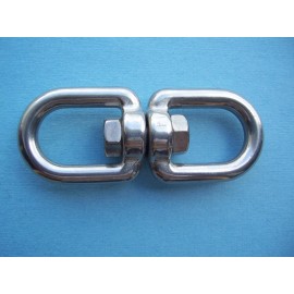 Unbranded 316 Stainless Steel Eye/Eye Swivel, 3/8"