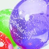 Happium 12" Congratulations, farblich sortiert, 10er-Pack, Latexballons in verschiedenen Farben,