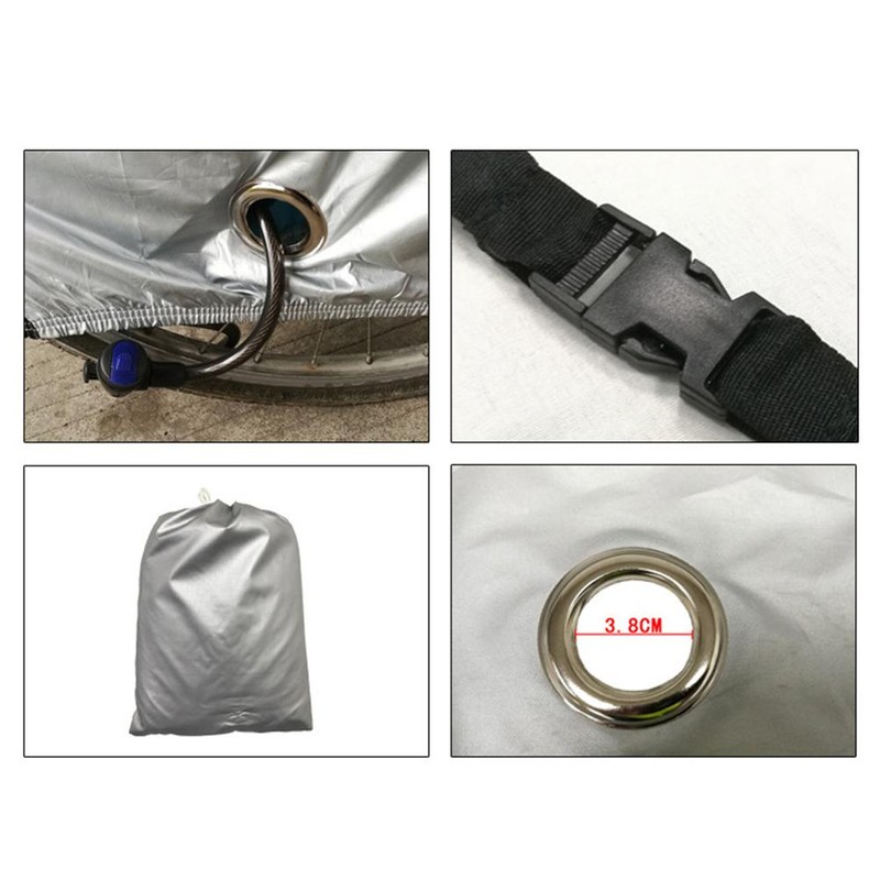 Waterproof Outdoor Bike Cover for Mountain and Road Bikes 210T210D