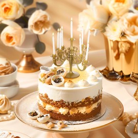 TOYANDONA 2 candelabri per torte, riutilizzabili, decorazione creativa, per matrimoni, feste di compleanno