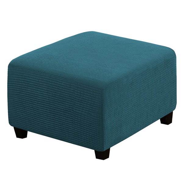 ADPON Square Ottoman Covers Ottoman Slipcovers Folding Storage Stool Protector