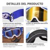Goglesss Motocross Gafas De Esquí Tacticos Anti Niebla