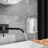 500ml Stainless Steel Wall Mounted Soap Dispenser Manual Lotion Dispenser