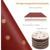 LESNIC 100pcs Sanding Discs, 125mm Sanding Discs Quick Change Discs