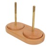 Double Yarn Holder Detachable Rotatable Large Capacity Yarn Ball Stand