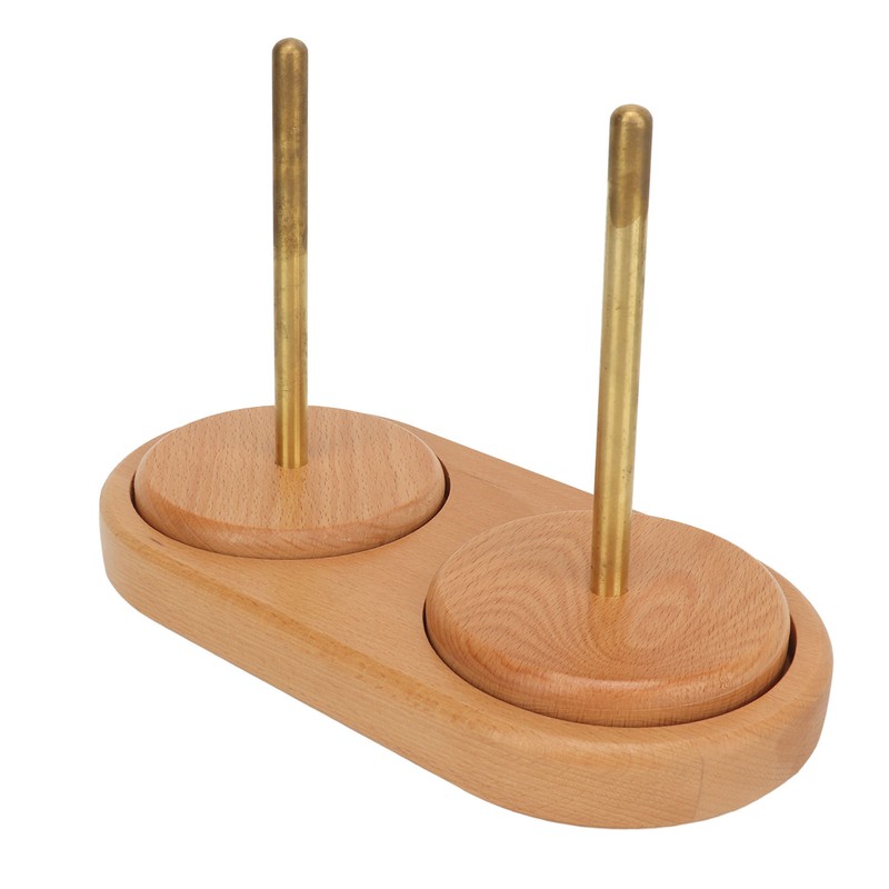 Double Yarn Holder Detachable Rotatable Large Capacity Yarn Ball Stand