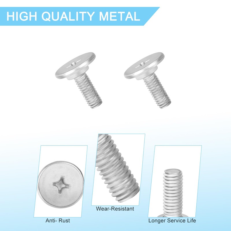 luxlead 2 PCS Lower Engine Cover Bolt Pin Screws Set