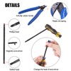 Glarks Coaxial Cable Tool Set, Coax RF Connector Crimping Tool