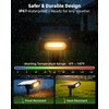 EZVALO Solar Spot Lights Outdoor Waterproof IP67, 3 Lighting Modes