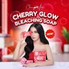 Cherry White Glow Soap, Cherry Scented, 5-Pack Bundle, Red
