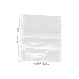 Operitacx 10pcs Heavy Duty Film Negative Sleeves Waterproof Document Bag for Photo Storage Archival Page Protectors