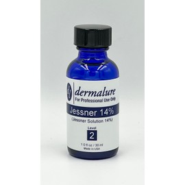 Dermalure Jessner Solution Acid Peel 14% 1oz. 30ml (Level 2 pH 1.9) - Exfoliating, Brightening, Improves Skin Texture and Tone - Face Peel - Facial-Alpha-Beta-Peels