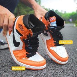 2 pares de zapatos con protector de arrugas para los dedos del pie, evita que los zapatos de deporte se plieguen protector para hombres y mujeres de 5 a 12 pulgadas, Negro, S (5"-9")