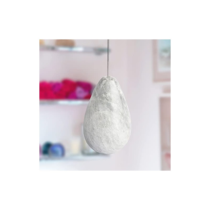 Himalayan Marble Pear Drop Light Pulls (Grey Marble)