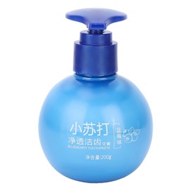 200 Ml Backpulver-Zahnpasta, Zahnreinigungs- und Aufhellungs-Zahnpasta, Zahnstein-Reinigungs-Push-Pump-Zahnpasta, Mundreinigungs-Pflege-Zahnpasta, Zähne Schützen, Zahnstein