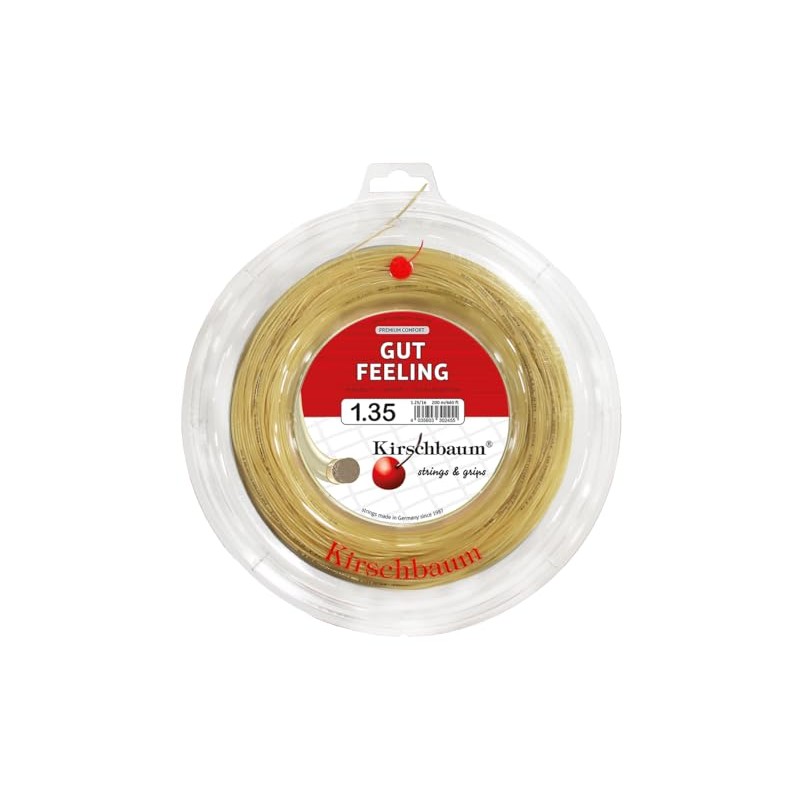 Kirschbaum Bobine 200 Mgut Feeling 1.35 mm Good Feel, Natural,