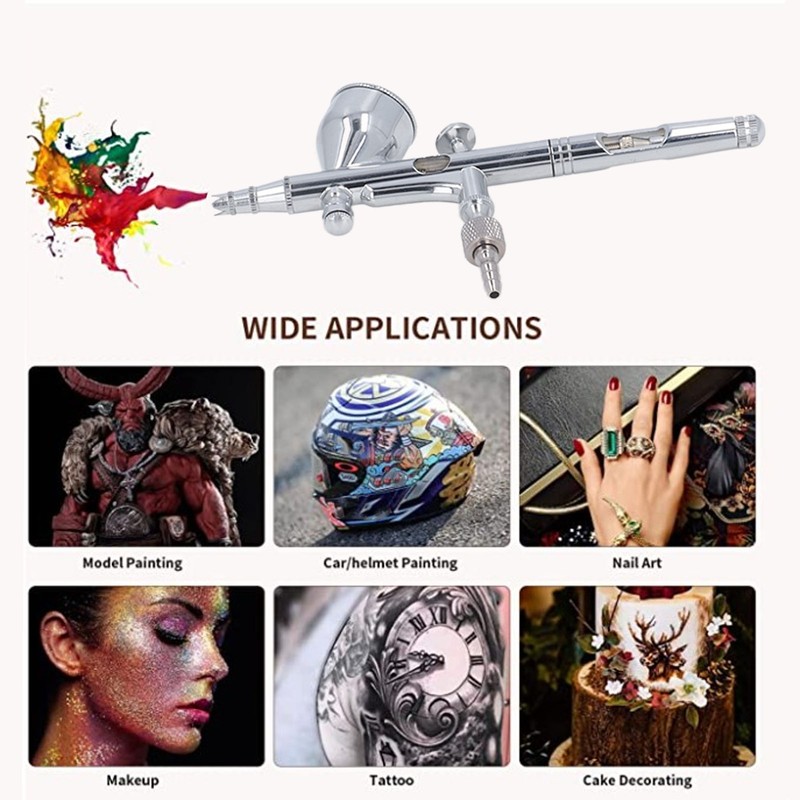 Model Airbrush High Atomization High Accuracy Nail Airbrush Machine Adjustable