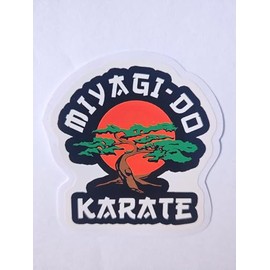 (Pack of 3) Miyagi Do Karate Sticker, John Kreese, Mr. Miyagi, Johnny, Karate Kid Sticker 3 Inch