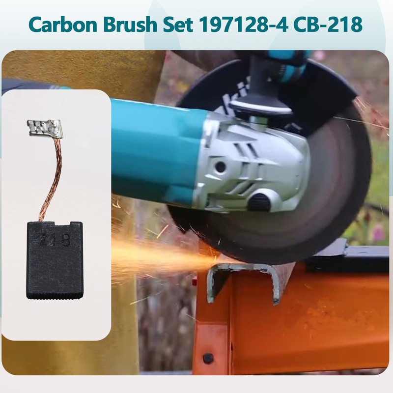 Carbon Brush Set 197128-4 CB-218 Fits for Makita Demolition Hammer