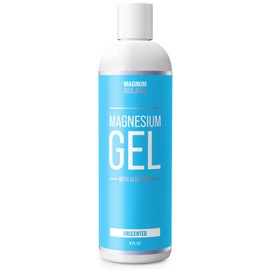 Magnesium Gel Topical for Muscles - Body Massage Gel with Pure Magnesium Chloride and Aloe Vera (Unscented)