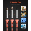 VEVOR Plastic Welder Kit, 60W/100W Dual-Power Plastic Welding Soldering Iron