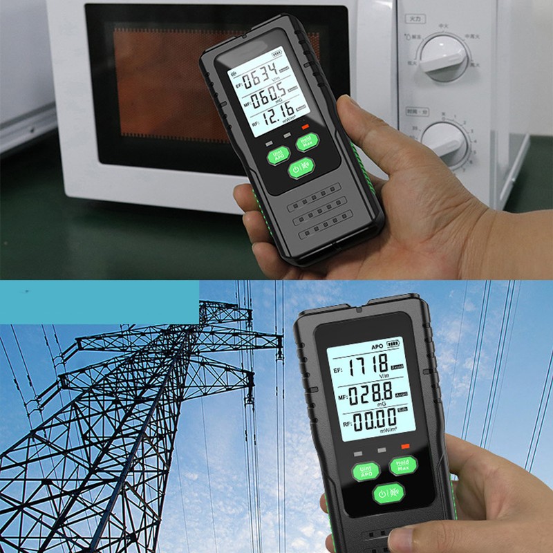3 in 1 Radiation Detector Handheld EF MF RF Meter