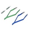 2PCS V Shape Spring Bar Tweezers Professional Alloy Steel Watch