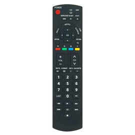 New N2QAYB000806 Replacement Remote Control fit for Panasonic Plasma LCD LED HDTV TV TC-P50UT50 TH-C50HD18 TH-M50HD18 TC-L47E50 TC-L55E50