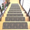 Set of 7 Stair Treads Ultra-Thin with Non Slip Rubber