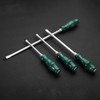 QUARKZMAN 2 Stück SL6 Flachkopf-Schraubendreher 9,8" Magnetische Abbruch-Schlitzschraubendreher 5,9" CR-V