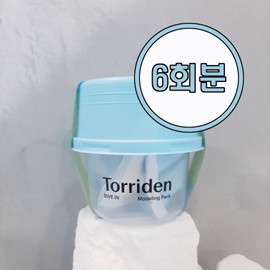 Torridon Toriden Dive-in low-molecular-weight hyaluronic acid modeling pack, 6 servings, moisture replenishment, skin soothing cooling / 토리든 다이브인 저분자 히알루론산 모델링 팩 6회분 수분충전 피부진정 쿨링