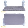 YUNIQUE Cat Window Perch, Upturned Edge Bracket, Portable Wall Hammock