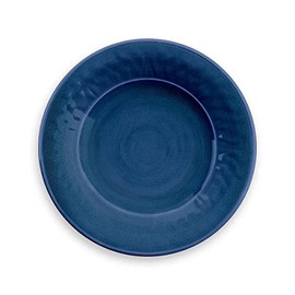 Tarhong PVL1085SRCNB Crackle Salad Plate, 8.7 inches (22 cm), Indigo Plate, Crack-resistant, Melamine Tableware, Plastic, Dishwasher Safe, One-Plate, Stylish, Cute, Lightweight, Outdoor, Camping,