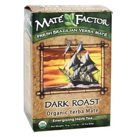 The Mate Factor Dark Roast Tea, 20 Bag (Pack of 6)